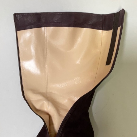 Christian Louboutin Lady 140 boot Veau Velours, brown suede platform stiletto - Picture 10 of 10